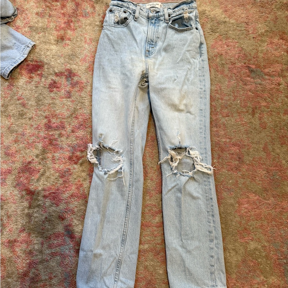 Abercrombie & Fitch 90s straight ultra high rise Jeans